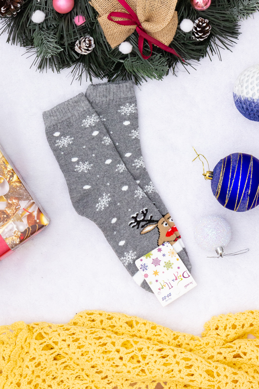 Шкарпетки дитячі "Новорічні" (зима) підліткові